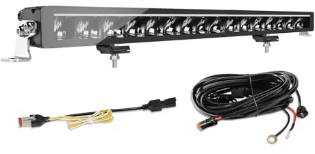 CO LIGHT 32 LED Driving Lightbar Auto mit ECE Zulassung, 120W 24000LM led Lichtleisten 12V/24V LED Bar für Offroad/LKW/Auto/Pickup/Fahrzeuge/Lastwagen/Wohnwagen