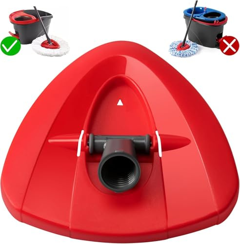 Base di ricambio per testa di mocio rotante compatibile con Vileda Turbo 2 in 1, disco per mocio rotante triangolare per Turbo Smart/EasyWring, accessori per mocio di pulizia