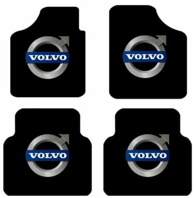 TYUIGHF 4 StüCk Auto Fußmatten, für Volvo C30 2007-2013 Vorne Hinten Teppichschutzmatte,Wasserdichtes Rutschfestes Allwetter Fußmatten Teppich Matte Set
