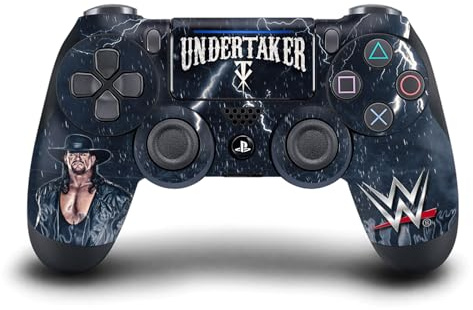 Head Case Designs Officially Licensed WWE Portrait The Undertaker Vinyl Sticker Gaming Skin Decal Cover Compatible With Sony PlayStation 4 PS4 DualShock 4 Controller