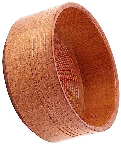 Ciotola di Sapone Barba in Legno per Rasatura Uomo con Consistenza Fine Naturale - Tazza Leggera, Ferma Ed Ecologica per Schiuma di Pulizia del Rasoio Rasoio