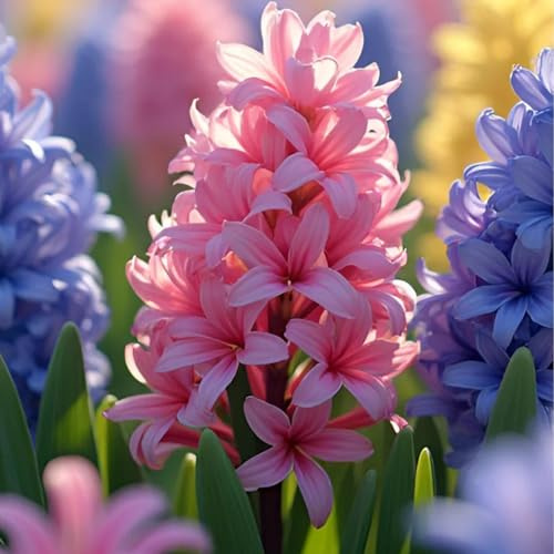 Rizomas de jacinto, crecimiento vigoroso, mezclados con tallas de oro y jade, excelente tacto.-8 Rizoma-B