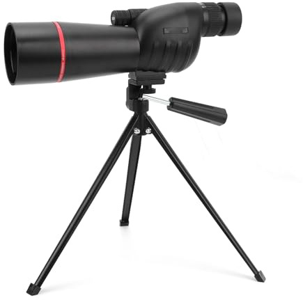 VBESTLIFE Manchado de ámbitos, 15-45x Zoom 60 Mm Objetivo Lente HD Spotter Alcance con Trípode y Adaptador de Teléfono para Observación de Aves Salvaje