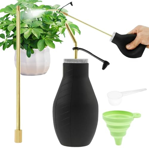 Furtryvl Plumeau de jardin pour poudre | Distributeur de plumeau de jardin 200 ml | Distributeur d'outils télescopiques rapides pour fleurs, serres, poivrons, tomates, extérieur, légumes, intérieur