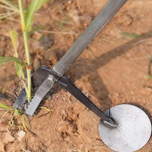 Herramienta de extracción de postes resistente para eliminación de vallas de madera, construcción de acero, ideal para eliminar raíces, árboles jóvenes, vides, zarzamora y bastones de frambuesa