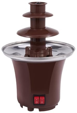 Mini Fontana Di Cioccolato A Tre Strati Creativo Fuso Con Macchina For Fonduta Riscaldante Melt Fai Da Te Pentola A Cascata Towe Fusione Flusso Continuo E Omogeneo