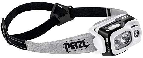 PETZL - Lampada SWIFT RL - Unisex, Nero, Taglia Unica