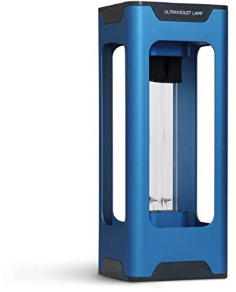 EXO Lighting - Tischlampe CLEAN-UVC, 2G11 TC-L UVC 20W entfernt Viren, Bakterien, Milben und Pilze.