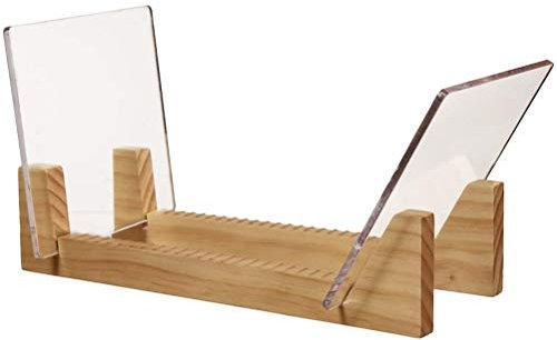 Merkts Support de rangement pour disques vinyles - En bois - Empilable - Moderne