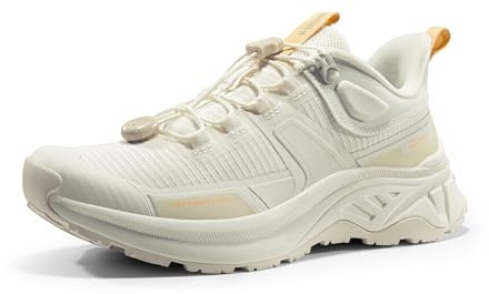 NORTIV 8 Scarpe da Trekking da Donna Stivali da Montagna Trekking Caccia Sneakers Antiscivolo Leggero Esterno Traspirante Leggero,Size 36.5,Beige,SNHS239W
