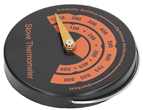 Stainless Steel Oven Thermometer, 0℃-500℃ Magnetic Fireplace Fan Oven Thermometer, Wood Oven Thermometer, Oven Temperature for Wood Oven