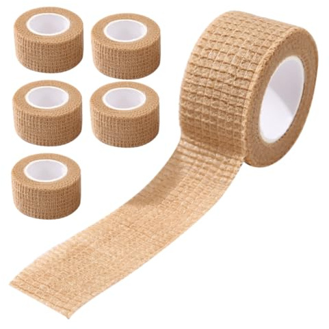 TOVINANNA 6rollen Selbstklebendes Hautfarbenes Elastisches Schutzband Für Möbelbeine Rutschfest Geräuscharm Vielseitig Als Finger Zehenschutz Flexibel Zuschneidbar Möbel Hautfreundlich