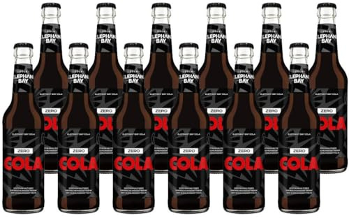 Elephant Bay Cola Zero – 12 x 0,33L | Zuckerfreie Premium-Cola für jede Gelegenheit inkl. Pfand MEHRWEG