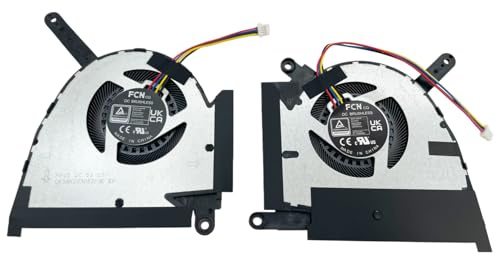 5V GPU & CPU Cooling Fan Replacement for ASUS FX517 FX517ZE FX517ZC AIR 2022 (RTX3050) DC5V / 0.5A, 2.5W (5V CPU GPU Fan)