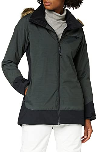 Burton Lelah Chaqueta De Snowboard, Mujer, True Black Heather/True Black, XXS