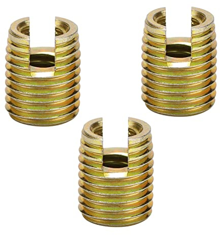 20 Stück 302 Gewindeeinsätze aus Kohlenstoffstahl, Reparaturring, Reparaturset, Gewindereparatureinsatz (innen M8 x 1,25 außen M12 x 1,5 Länge 15 mm)