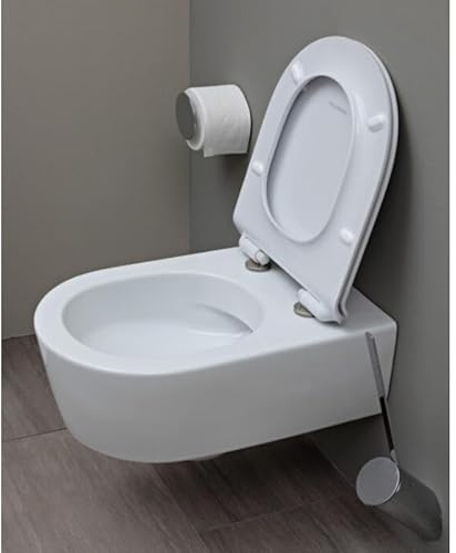 Ceramica Flaminia - Vaso WC sospeso Flaminia Link Art.5051/WCG - Bianco, Senza Sedile, A Magazzino