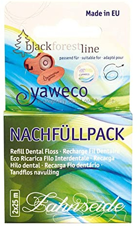 Yaweco - Nachfüllpackung Zahnseide 1 Pack mit 2x25m