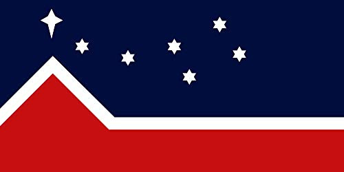magFlags Drapeau Large Western Canada | First Seen at The 1987 Founding Convention of The Western Independence Association of Canada in Edmonton | Drapeau Paysage | 1.35m² | 80x160cm