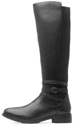 Hush Puppies Womens Vanessa Mid Calf Boot, Black, 7 UK