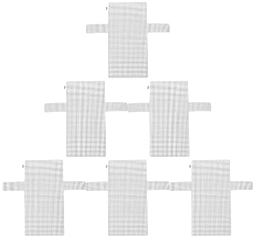 FAVOMOTO 6stücke Taschen-DIY-gitterplatten Kunststoff-stricktaschen-Platten Für Taschen-Stickerei Mesh-Platten Zum Zuschneiden Wunschgroße Leicht Zu Reinigen Und Aufzubewahren