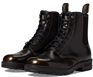 Blundstone Original Lace-Up Gore Boot, Goldfarbene Bürste, 7 US