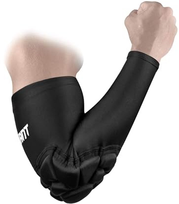 EULANT Flexible Coderas,Acolchado Grueso Mangas para Brazos de Baloncesto,Protecciones Codo para Futbol Sala Portero Voleibol Balonmano Danza Boxeo mma MTB Patinaje Artistico Gimnasia