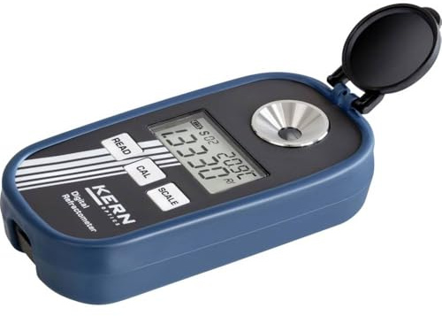 KERN & SOHN Digitales Refraktometer KERN ORM 1HO – Honig (Abmessungen (B×T×H) 121 × 58 × 25 mm, Handrefraktometer, Messtemperatur 0 °C – 40 °C) ORM 1HO