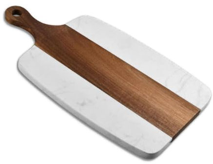 Planche à découper en marbre en bois d'acacia, planche à fromage en marbre, planche à découper en pierre pour servir des planches à découper en marbre pour cuisine, planches à découper en pierre noire
