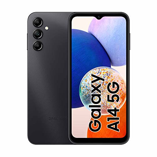 Samsung Galaxy A14 5G Awesome Black 6.6 64GB 5G & (Renewed)