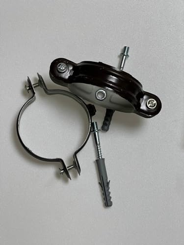 Collier rond de plomberie pour gouttière (D 80 Aluminium/Tête de mûre PZ2)