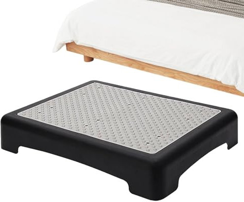 Marchepied de mobilité - Plateforme robuste et antidérapante pour l'intérieur et l'extérieur - Marchepied portable et sûr - Antidérapant - Pour douche, lit, salle de bain, voiture