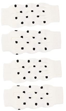 CIYODO 4stücke Teiliges rutschfeste Hundesocken Mit Niedlichem Bärenmuster Hautfreundliche Warme Leggings Für Hunde Und Welpen Schützt Gelenke Geeignet Für Kleine Bis Mittelgroße Haustier