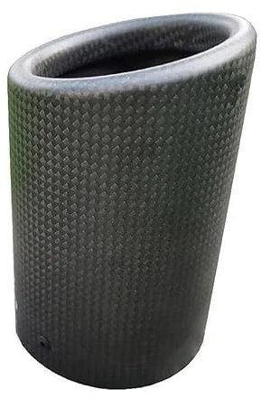 Auspuffblende Auto Universal Auspuffrohr 73mm 86mm Einlass Carbon Faser Abdeckung Auspuff Rohr Spitze Carbon Fiber Fall Auspuff Spitze Gehäuse Schalldämpfer(C 83mm Inlet 89mm Out)