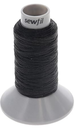 SEWFIL Dasun 40 - Hilo de Coser de PTFE (6300 - Negro, 200 Metros)