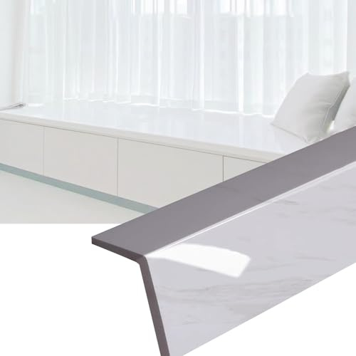 XILYZMO Davanzali Interni su Misura PVC PVC Pannello Composito Copridavanzale, Tagliabile Davanzale Pannello Sostitutivo, Allargamento Davanzale Copridavanzale