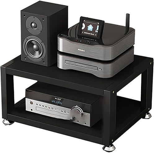 Audio-AV-Tower, Medienständer, Multimedia-Schrank, Audio-Video-Schrank, Audio-HiFi-Ständer, HiFi-AV-Medienständer für Wohnzimmer, Theater, Regal, Rack, Verstärker, Entertainment-Center 2,40x35x23cm