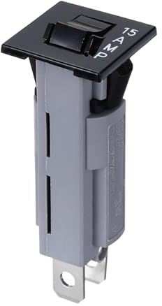 QUARKZMAN Disjoncteurs Thermiques 125/250VAC 32VDC 15A Réinitialisation Manuelle Bouton Électrique Disjoncteur Protecteur de Surcharge Thermique pour Équipement Électrique