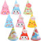 YUEXNKO Sombreros de Cono Fiesta, 18 Piezas Sombreros de Cono Cumpleaños, Fiesta Sombreros Decoración, Cono Fiesta Hat, Sombreros de Cono Decoración, Sombreros Cono para Niños y Adultos