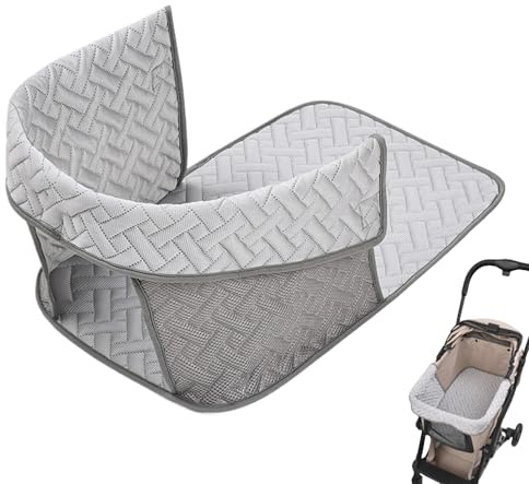 Cochecito de Perro – para Cochecito de Mascotas | Forro Antideslizante extraíble Impermeable para Cachorros, Gatos, Animales, Caminar, Viajes al Aire Libre