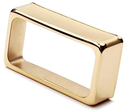 Abaodam Offene Metall Humbucker Tonabnehmerabdeckung Goldener Rahmen Kompatibel Für E-gitarre Gitarrenzubehör