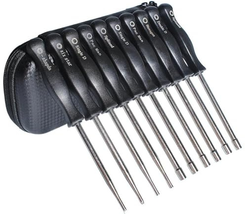 Ensemble d'outils de Tournevis de réglage du carburateur Compatible avec Divers mangeurs de Mauvaises Herbes et tronçonneuses