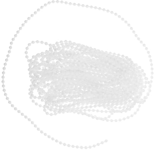BUGUUYO 1 Set Corda per Tende Catena Perline con Connettori per Sostituzione Tende Facile Installazione per Riparazioni Diy Compatibile e Veneziane