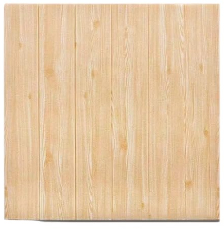 Holz Optik Paneele, 3D Akustikpaneele Selbstklebend,10 Stück 3D Wandpaneele Selbstklebend Holzoptik 70 x 70 cm,Holz Wandpaneele in Holzoptik, für Innerwand, Wohnzimmer, Schlafzimmer (pine grain)