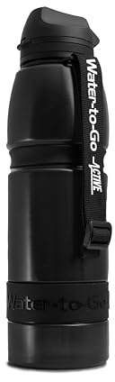 Water-to-Go Eco Active BPA-Free Water Filter Bottle & Purifier, 1L, Black