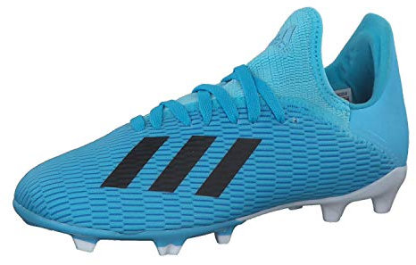 adidas Herren X 19.3 Fg J Fußballschuhe, Blau Bright Cyan Core Black Shock Pink Bright Cyan Core Black Shock Pink, 36 EU