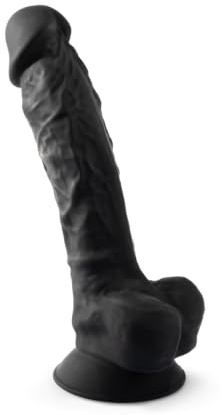 SILEXD MODELO 1 - PENE REALÍSTICO 20CM NEGRO