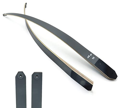 Black Hunter Wurfarme Langbogen Gliedmaßen Wurfarme 25-60lbs (55lbs)