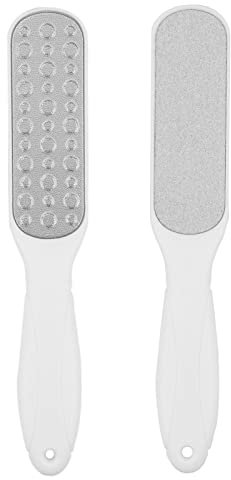 Hornhautfeile Hornhauthobel,Grobe/Feine Hornhautraspel Fußfeile Hornhautentferner für Pediküre, Fußpflege, Doppelseitig, Rostfrei