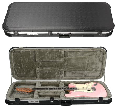 GHOSTFIRE Electric Guitar Hard Case Portable Guitar Hard-shell Case With Lock for Stratocaster/Telecaster (GC-LEG)